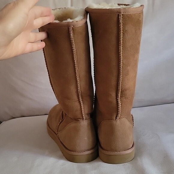 Cozie Steps Genuine Sheepskin Boots Size 6 - Picture 4 of 10
